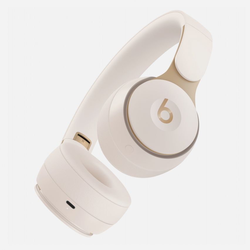 Bluetooth Beats Wireless Headphones-Biege
