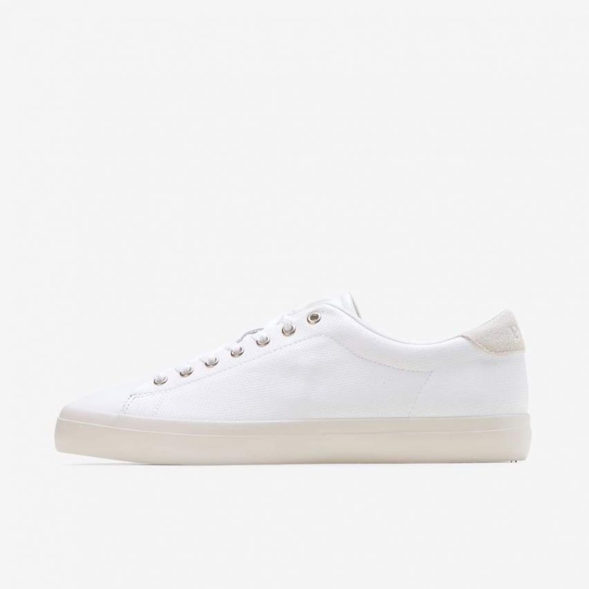 Organic cotton-canvas sneakers